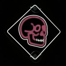 Customized EL Luminous Car Stickers with Logo Display Panel