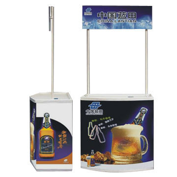 Portable Promotion Counter,Custom Sizes and Colors Accepted, Easy to Carry and Install, High Quality