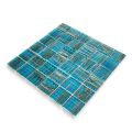 Azulejos de piscina de vidrio de mosaico grande