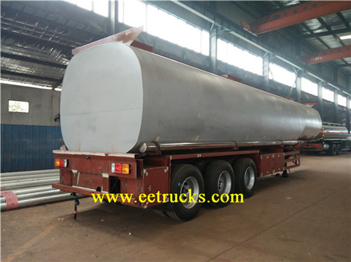 30 tani 45 CBM Usafirishaji wa Mafuta Semi Trailers