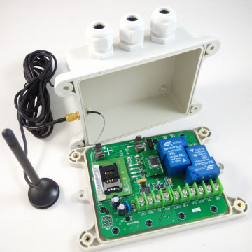 Gsm power off battery alarm SMS remote controller