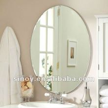 Unframed Oval Wall Mirror
