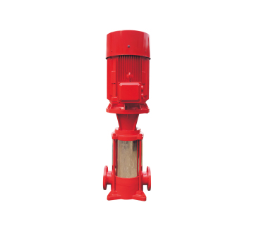 Vertical multistage fire pump
