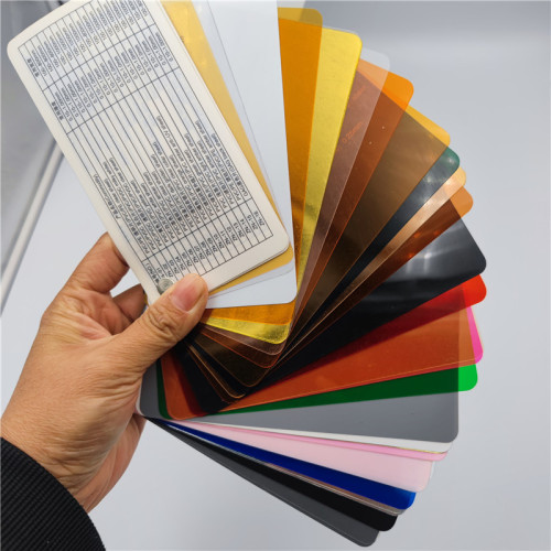 Lembaran PP Plastik Polypropylene Warna untuk alat tulis