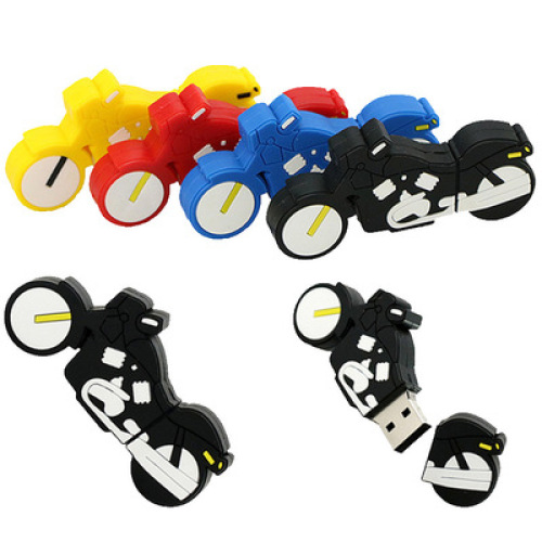 Motocicletta con chiavetta USB regalo personalizzata