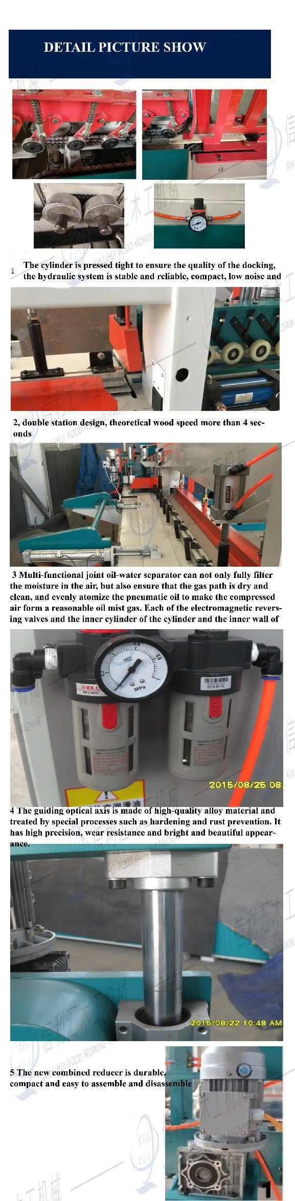 Fingers Joint, Automatic Finger Press Price, Frequency Edge Gluer Wood Joining Press Machinea Fingerjoint Line to Produce Flange Stock for Our I-Joist Produc