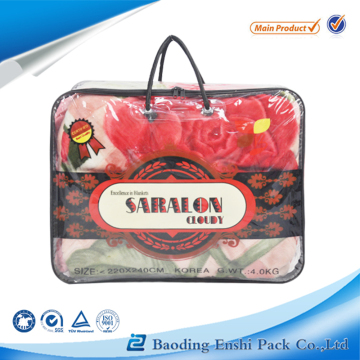 transparent promotional pvc clear plastic bag