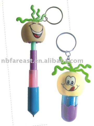 ball pen with keyring