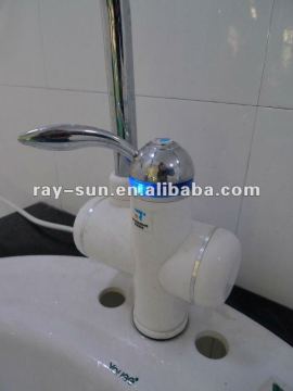 Instant water heating faucet