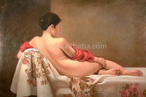classical oil painting -figure , reproduction