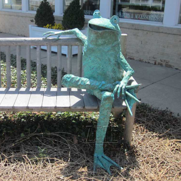 Fine Workmanship Metal Material  Brass Frog Statue