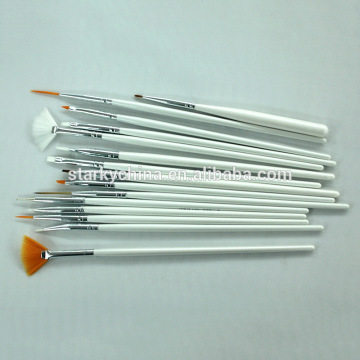 15pcs nail brush pro design drawing cute nail art brush set