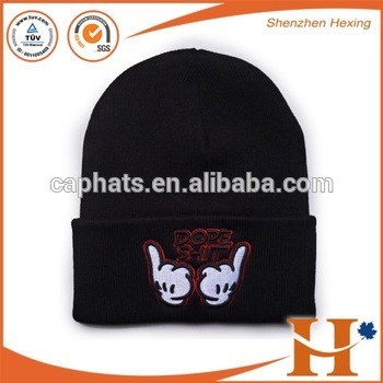 eyeholes beanie hat motorcycle knitted beanies unisex