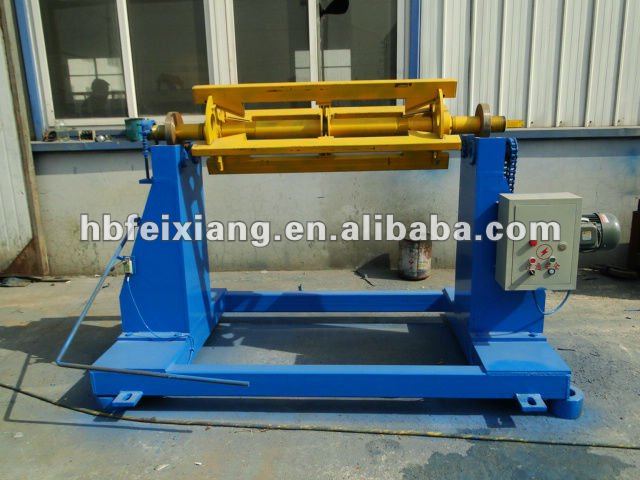 Metal uncoiler machine