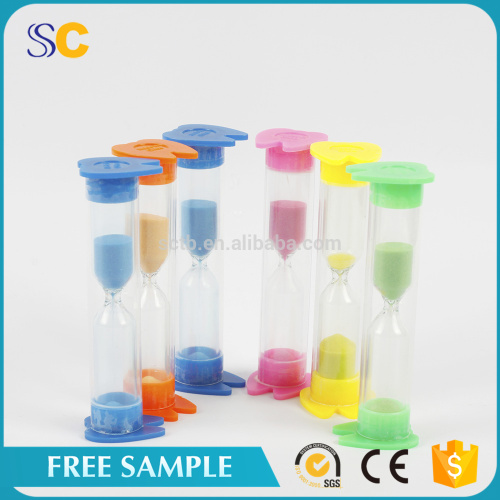 Good price mini plastic sand timer hourglass with custom logo