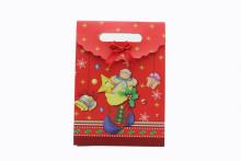 Christmas gift box with hand