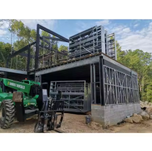 Luxury Prefabricated Villa: 3-Bedroom Light Steel Structure Home