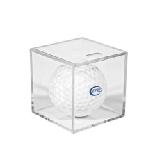 EASTOMMY ET-230143 Golf Display Case - UV Protected Acrylic Cube for Golf Balls