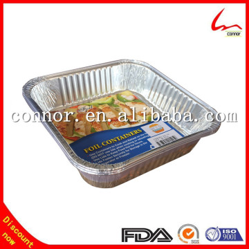 Aluminum Foil 8 Inch Square Oven Dishes