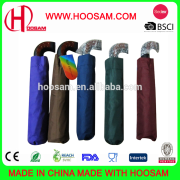 3 folding auto open&closed promotional umbrella