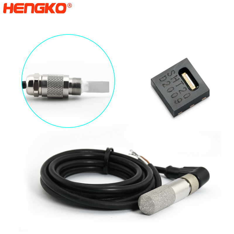 RHT series i2c high temperature and relative humidity sensor 4-20mA probe for weather station