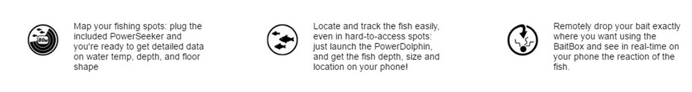 Bait drop mapping, track and film waterproof drone PowerDolphin waterproof robot drone