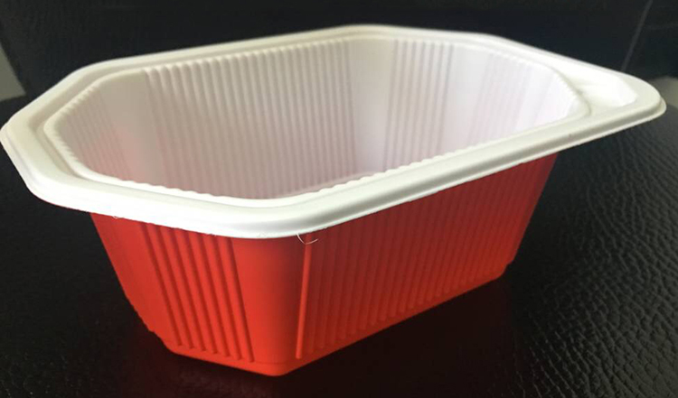 OEM rectangular disposable plastic defrosting meat tray food containers box