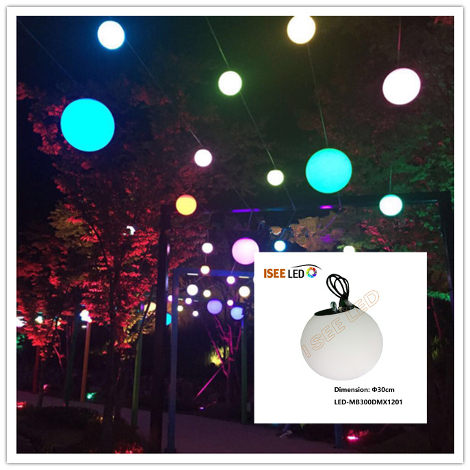 DMX RGB LED LED Ball Ball Kopshti