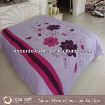 hot saling colorfull king cotton bedspread