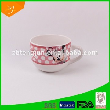 ceramic soup mug with disney decal