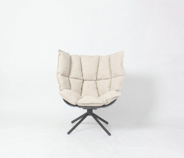 Modern husk Swivel Armchair