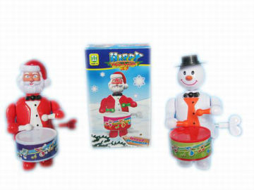 toys good quality Plastic Wind Up Santa,swing plastic Santa,Santa toy manufacturer