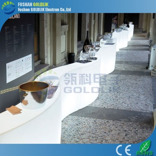 LED Commercial Bar Counter For Sale / Low Factory Price Restaurant Bar Counter Designs