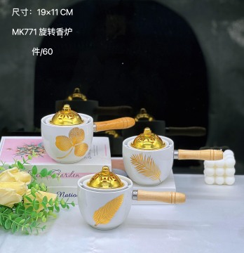 Factory2023 New Lotus Ceramic Incense Burner