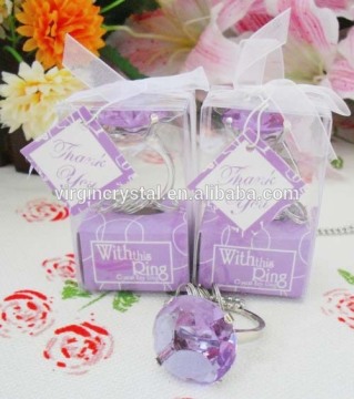 Crystal acrylic diamond key rings weddiing gifts crystal keychains