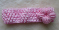 Arrivée nouveau serre-tête avec laine mignon fleur 10 couleurs bébé tricoté bandeaux