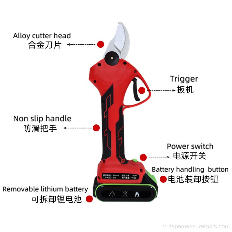 Gunting pemangkas pohon buah elektrik genggam baru