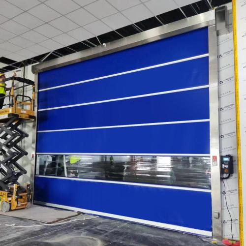 high fast roll up electricPVC rolling door