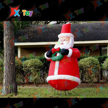 Animated airblown inflatable Santa Claus