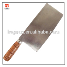 DK-123 hot sales high quality wooden handle stainless steel chinese cleaver knife