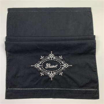 Hand Towels White Floral Embroidery Handkerchief