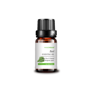Organic Basil Essential Oil Water Soluble Massage Skin Care