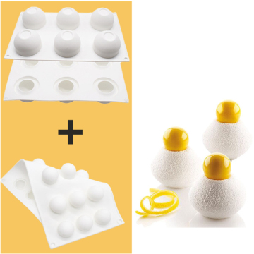 Truffle Set Silicone Mousse Cake Mold Set Chocolate Cake Mould Cake Decoration Tools Dessert Silicone Mold Cake Tools