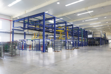 Plastic plating line surface treatment plant electroplating