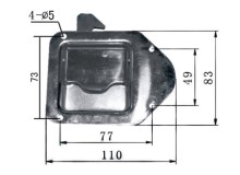Heavy Duty Handle Locking Latch
