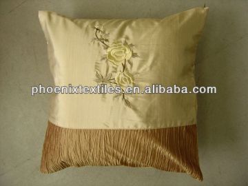poly linen Phoenix shaggy cushion cover