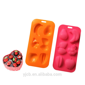 silicone Fruit shaped chocolate mold