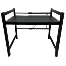 Adjustable Metal Microwave Oven Seasoning Rack - Kitchenware Storage Shelf