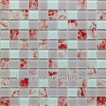 art work well-received crystal mosaic hand drawing glass tiles