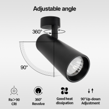 Spot Focus Magnetic Rail System COB Track Light